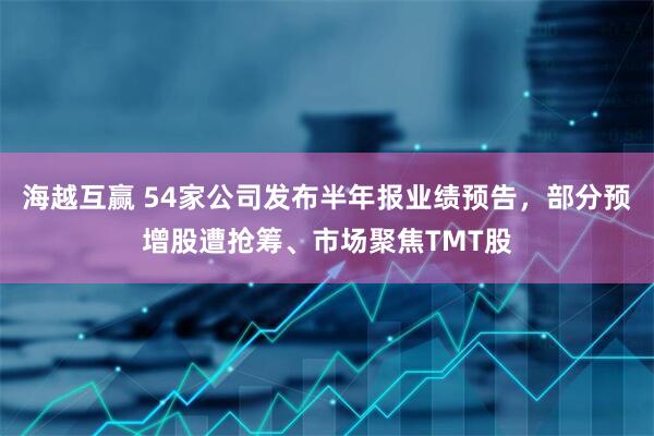 海越互赢 54家公司发布半年报业绩预告，部分预增股遭抢筹、市场聚焦TMT股